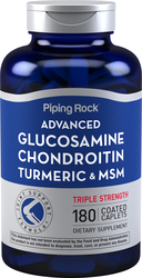Glucosamine Chondroitin MSM Triple Strength plus Turmeric 180 Coated Caplets