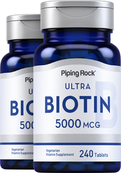 Biotin, 5000 mcg, 240 Tablets