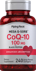 CoQ10, 100 mg, 240 Quick Release Softgels