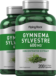 Gymnema Sylvestre Capsules 600 mg 2 x Bottles 200 Capsules