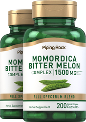 Momordica Bitter Melon, 1500 mg (per serving), 200 Quick Release Capsules