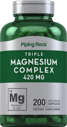 Triple Magnesium Complex 400 mg Capsules 200