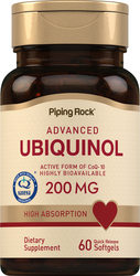 Ubiquinol 200 mg, 60 Softgels